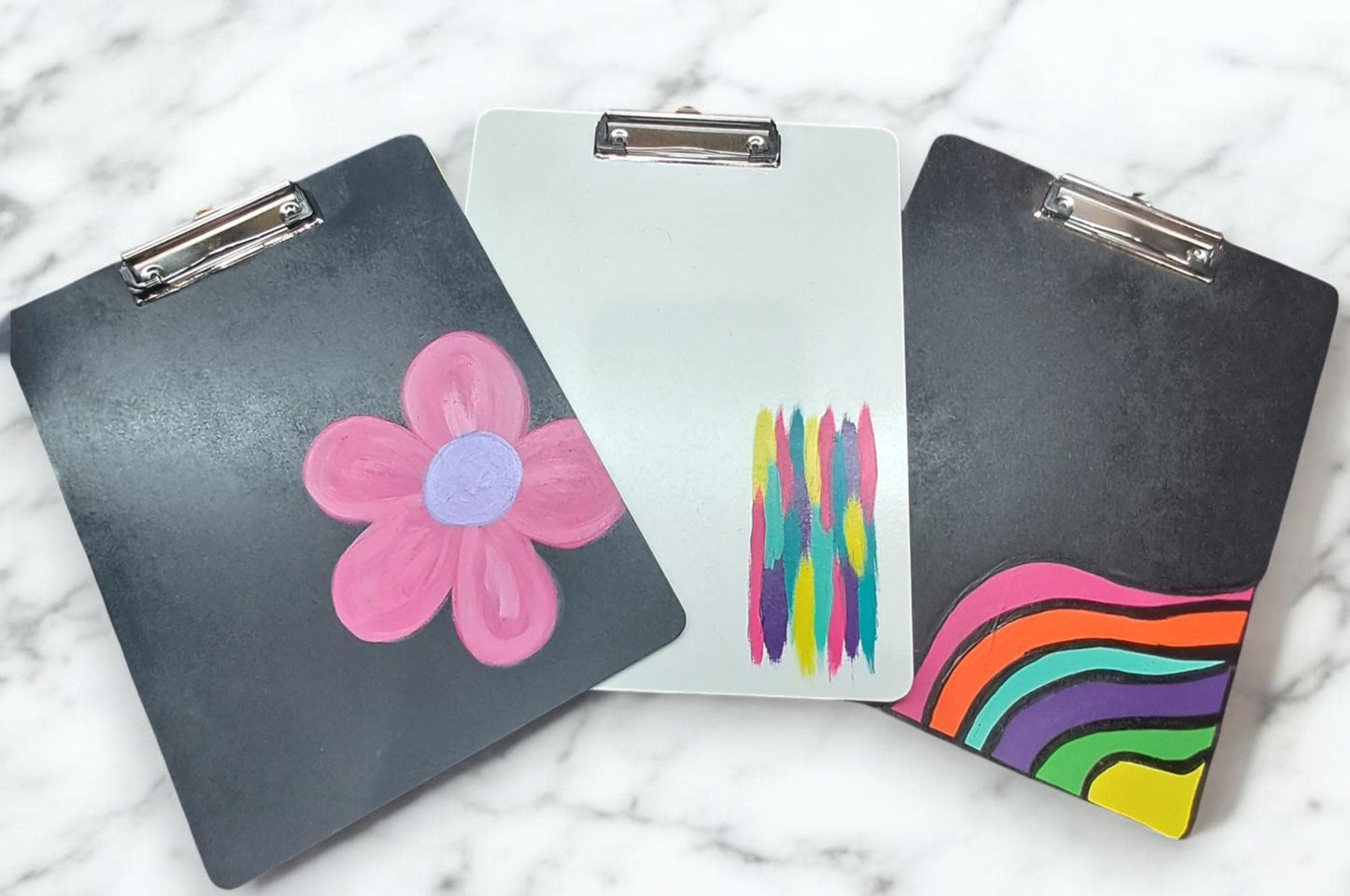 Painted Teacher Clipboard | Personalized Hand-Painted Gift | Floral & Custom Designs