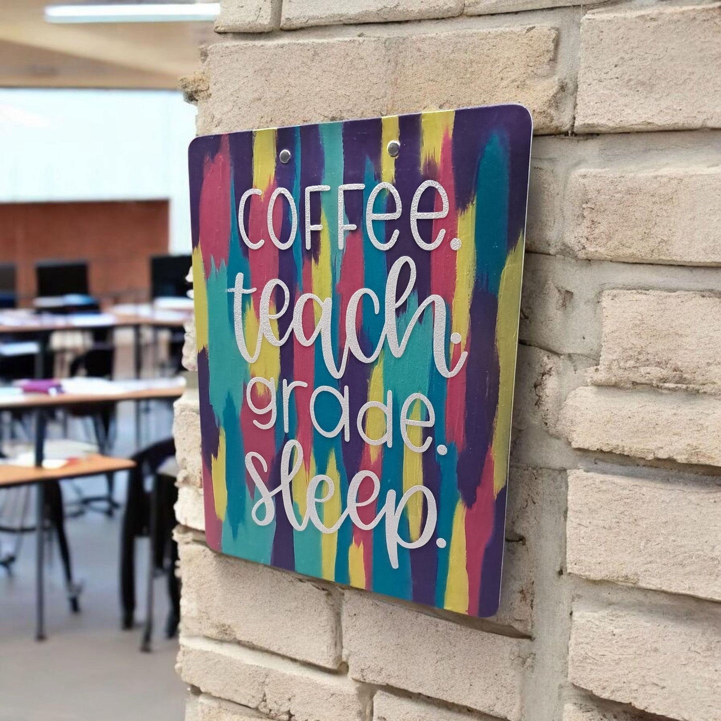 Painted Teacher Clipboard | Personalized Hand-Painted Gift | Floral & Custom Designs