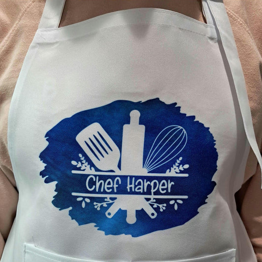 Child Apron for Cooking & Crafts | Personalized Kids Apron | Easter Basket Gift | Protective Gardening Apron