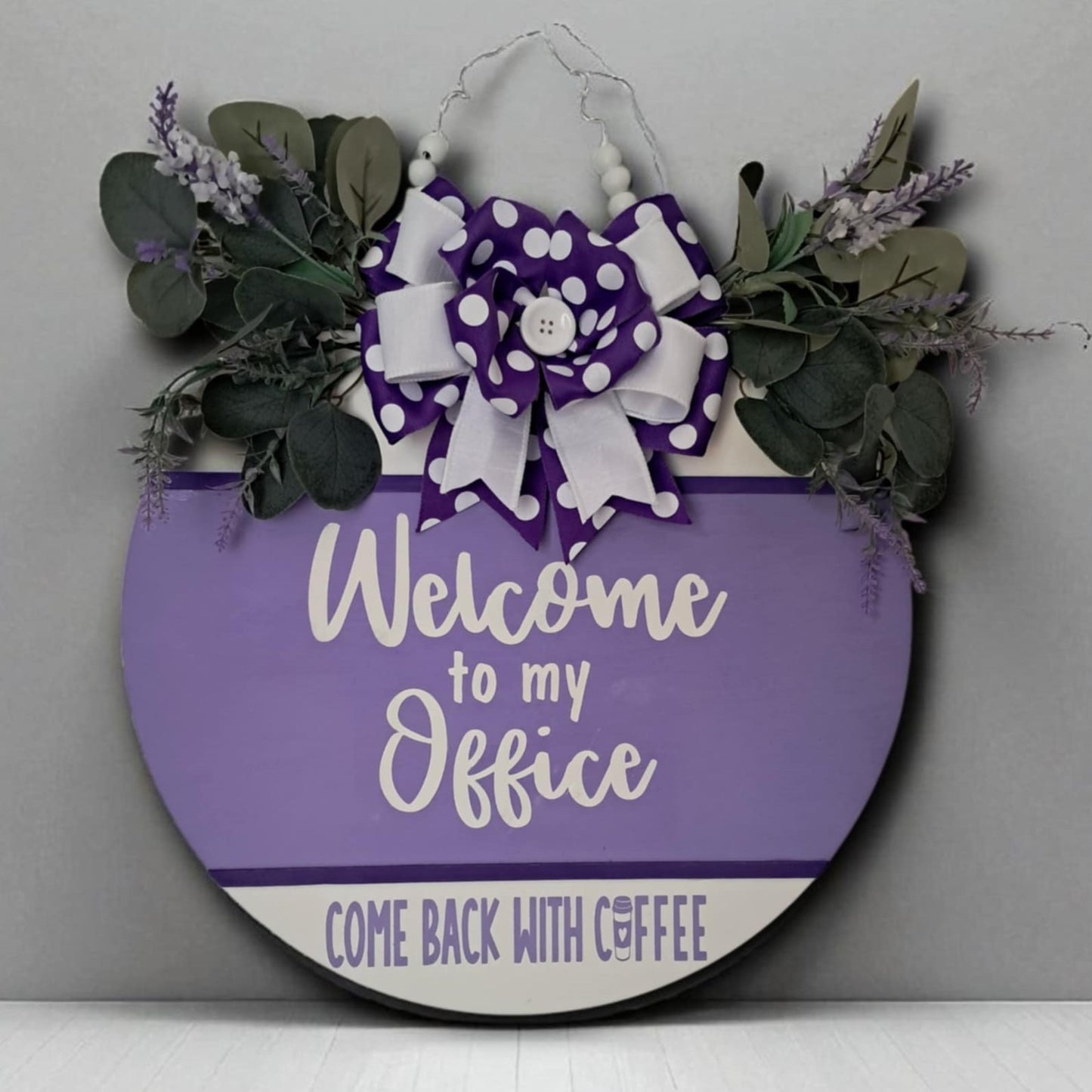 Custom Office Door Hanger – Funny Personalized Wooden Sign