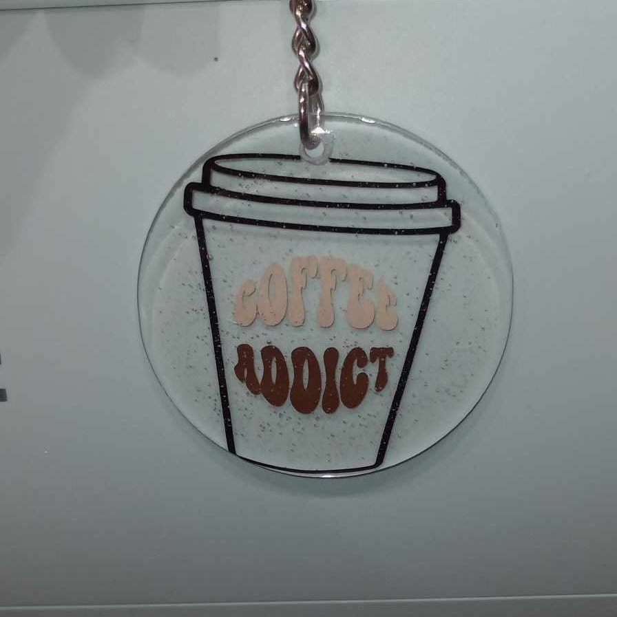 Custom Name Keychain with Tassel – Personalized Acrylic Initial Key Ring