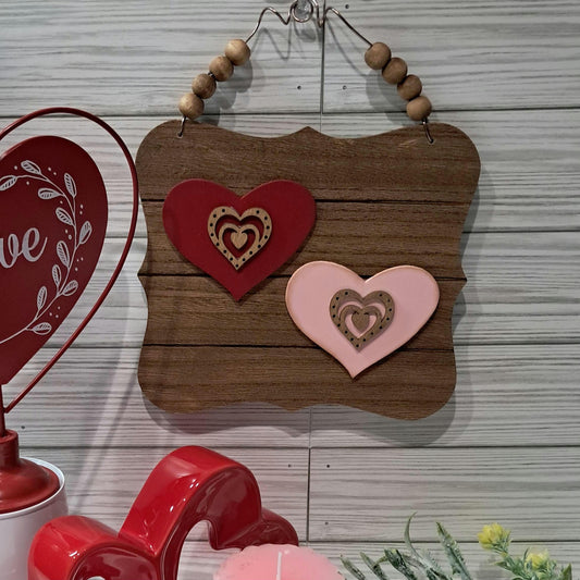 Reversible Holiday Decor Set – Valentine’s & St. Patrick’s Day Signs & Candle Riser
