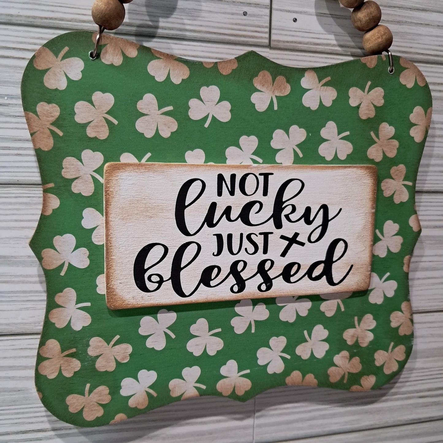 Reversible Holiday Decor Set – Valentine’s & St. Patrick’s Day Signs & Candle Riser
