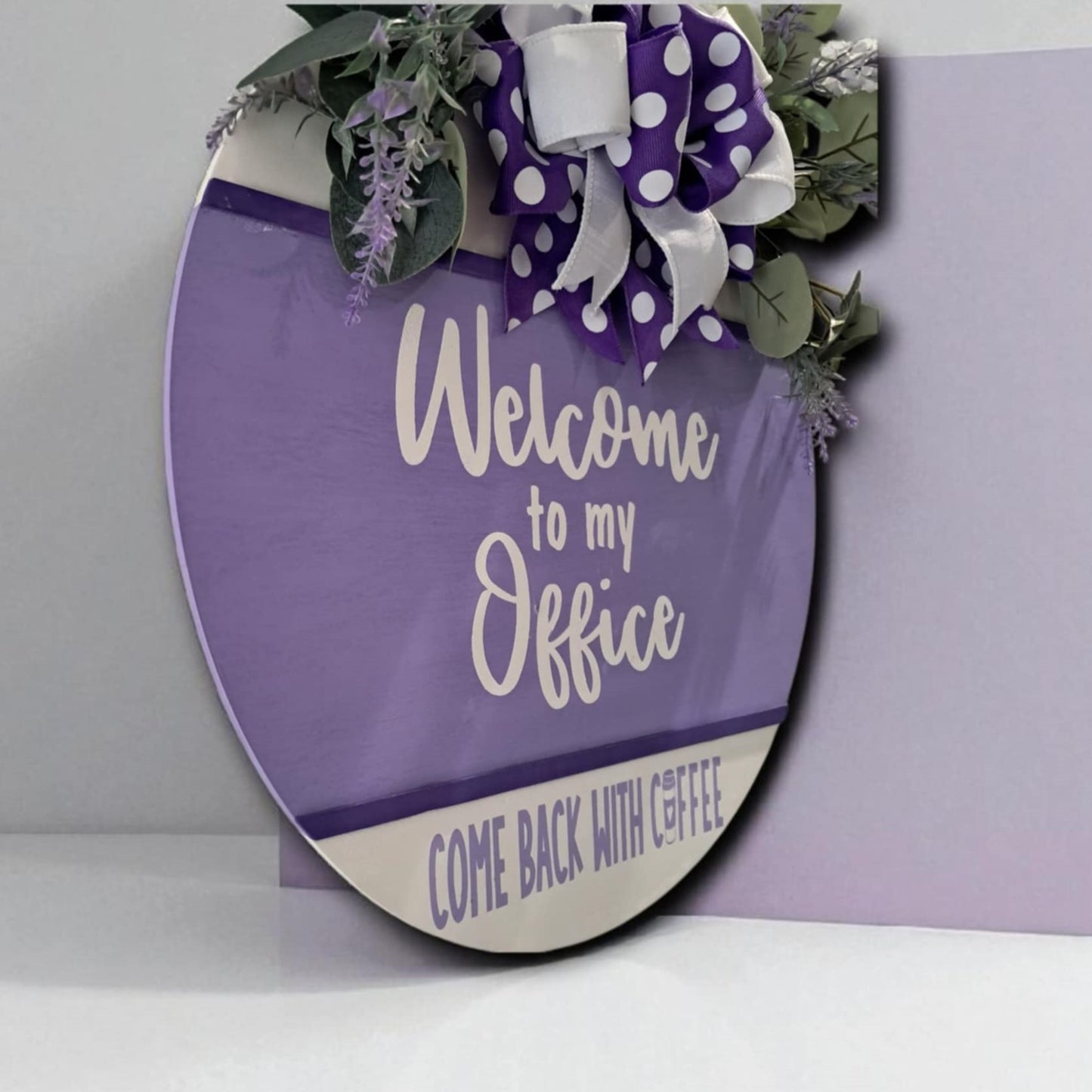 Custom Office Door Hanger – Funny Personalized Wooden Sign