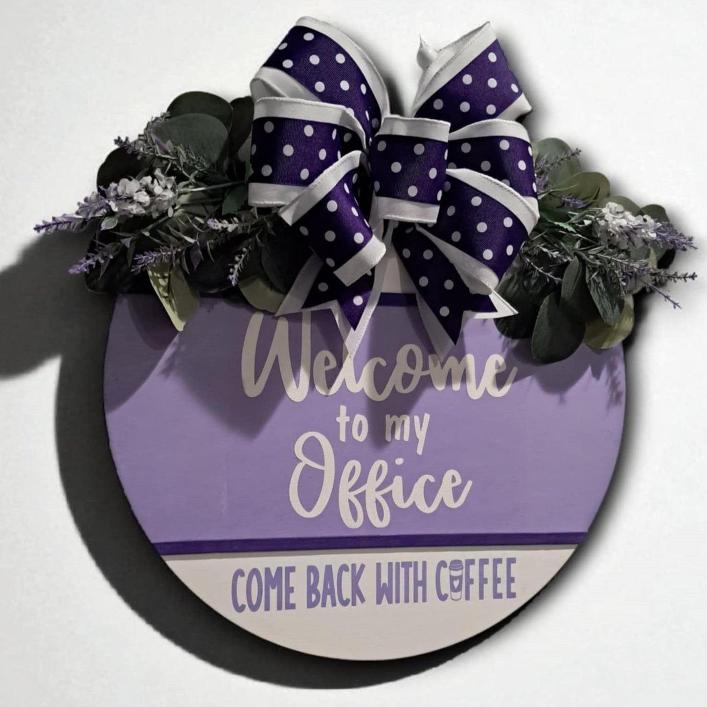 Custom Office Door Hanger – Funny Personalized Wooden Sign
