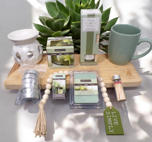 Energizing Spa Gift Basket – Self-Care Set for Women – Refresh & Relax Gift Box