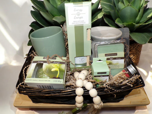 Energizing Spa Gift Basket – Self-Care Set for Women – Refresh & Relax Gift Box